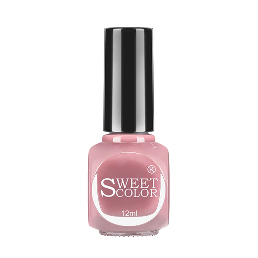 Sweet Color unscented non-peelable nail polish nude purple 12ml nude nail polish no-bake long-lasting quick-drying nail polish