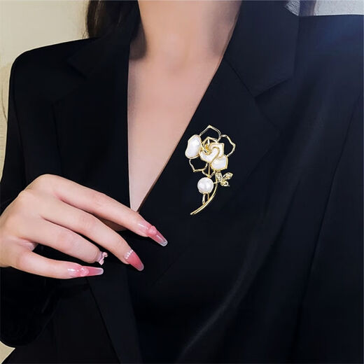 Jingli Jingda Brooch High-end Women's Light Luxury Exquisite Niche Corsage Set Teacher's Day Gift for Female Teachers High-end Practical Exquisite Yulu You You Brooch Set Gift Box