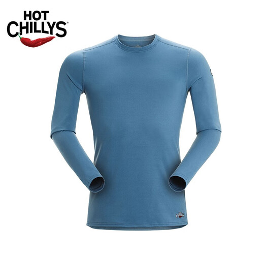 Hotchillys Red Chili automne et hiver 8K Sous-vêtements pour hommes Grincer coll rond épaissis épaissis d'alpinisme chaud ski blessant fonction antibactérienne HCA9909 gris M
