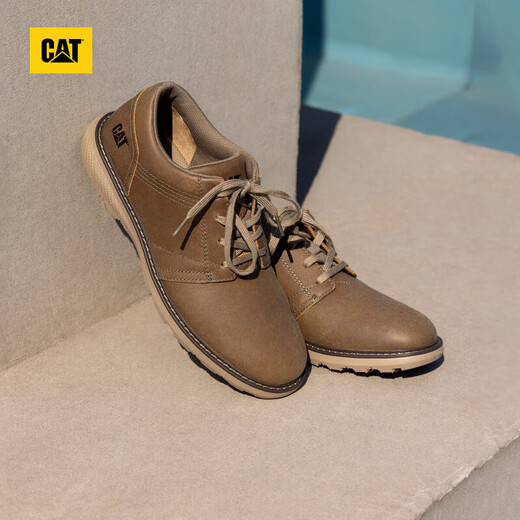 CAT casual leather shoes men's shoes classic men's business style outdoor cowhide low-top shoes OLY2.0