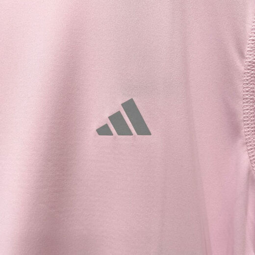 阿迪达斯 （adidas）短袖T恤女装2025夏季新款透气速干运动服跑步训练健身圆领上衣 JF1478粉色 M