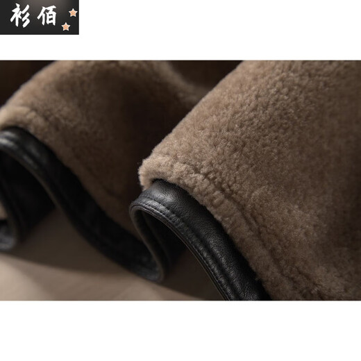 Chaoyunyue winter middle-aged men's velvet thickened leather jacket, dad's warm leather jacket, middle-aged and elderly winter clothes, grandpa's outfit, brown fur one piece 2XL 185/104A recommended 145-160Jin Jin equals 0.5 kg