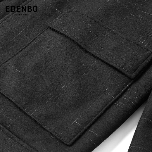 Attenborough Edenbo Herbst und Winter Business Strick Jacke geprüft Woll Casual Jacket M. schwarze 185/100a