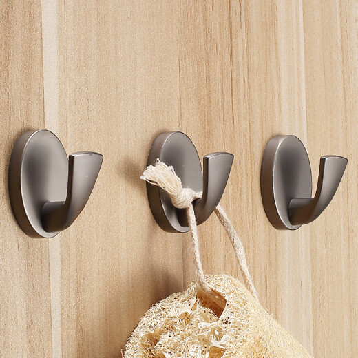 Fandiluo (fandiluo) new Chinese style gold hook single modern simple door back coat hook wardrobe clothes clothes hook light luxury wall hanging 825-Pearl gray small