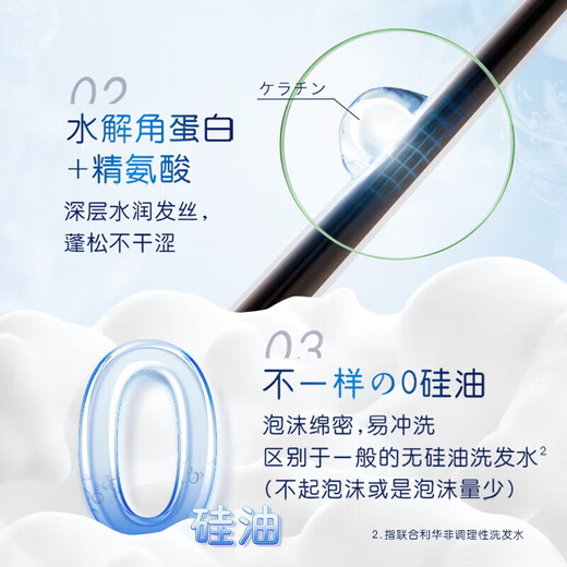 
Dove (Dove) Air-enriched moisturizing fluffy 0 silicone oil shampoo 480mlx2+Small gold bowl hair mask 50gx2