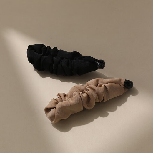 Chimera (CHIMERA) 2 pieces of fabric non-slip vertical clip medium hairpin hairpin fully tied hairpin high ponytail banana clip girl birthday gift