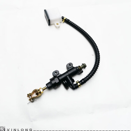 语森忆摩托机车大力神宝雕小忍者V6永源枭风R12350后脚碟刹车泵卡钳总成 后刹泵总成--E
