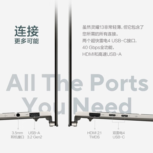 
Asus Lingyao 13 High-value Business Laptop Lingyao 13 23 models I7-1355U gray 16GDDR5+1T solid-state hard drive