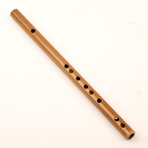 Shuhuai Musical Instrument (shuhua) Piccolo Membrane-free Pore Colored Bitter Bamboo Flute Mini Portable Beginner Flute Students Adult Playing Musical Instrument F-tune Membrane-free Pore Colored Bitter Bamboo Flute