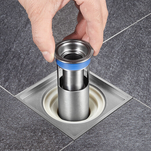 Submarine FCQ-2 floor drain inner core, deodorant floor drain inner core, deep water seal U-shaped inner core, thickened stainless steel (short style)