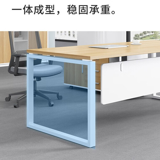 OUYIN boss desk office desk and chair combination simple modern office furniture stylish executive desk manager president desk office 1.8*0.8 (including side cabinets)