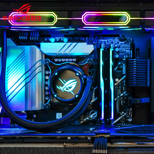 ASUS AMD Ryzen R7 7800X3D host ASUS rog family bucket 5070/5080 graphics card rendering desktop CSGO e-sports game assembly machine computer host R7 7800X3D+RTX5060TI configuration two