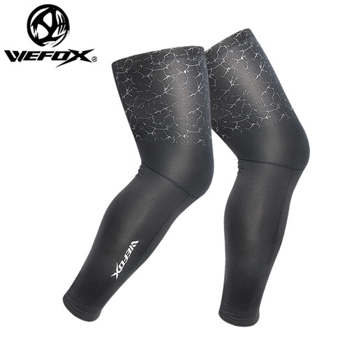 WEFOX WEFOX Sunscreen Leg Covers Outdoor Cycling Leg Covers Outdoor Men and Women Fishing Sunscreen Ice Silk Leg Covers WDX-1080 Leg Covers - Black L Size