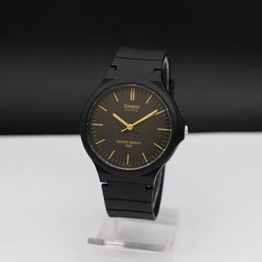 Casio (CASIO) watch men's small black watch timing student high school and high school exam watch unisex couple men's and women's quartz watch MW-240-1E2