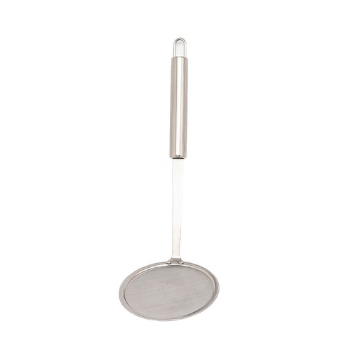 Famanmei Foam Löffel, Schaumstoff Colander feines Netz, super dichter Haushaltsküche 304 Edelstahl Skimming Dichtes Netz SN6629 304 Feines Netz [flacher Boden] Kleine Größe