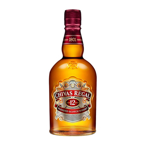 芝华士（Chivas Regal）宝树行 12年苏格兰调配型威士忌进口洋酒 12年苏格兰威士忌500mL