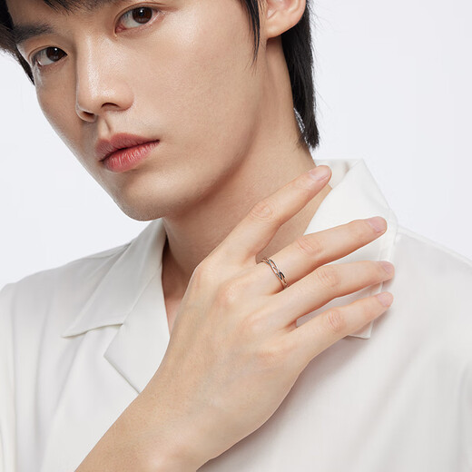 Cardillo Concentric Knot 999 Silver Jewelry Couple Rings A Pair of Rings for Marriage and Proposal Adjustable Birthday Gifts for Girlfriends 925 Silver-Couple Rings