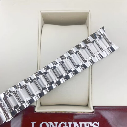 Longines berühmte Handwerker Originalstahlgürtel Mond Phase acht Nadel Original L2.628 793 755 673 909 Uhrenkettenzubehör Silber [Original] 18mm