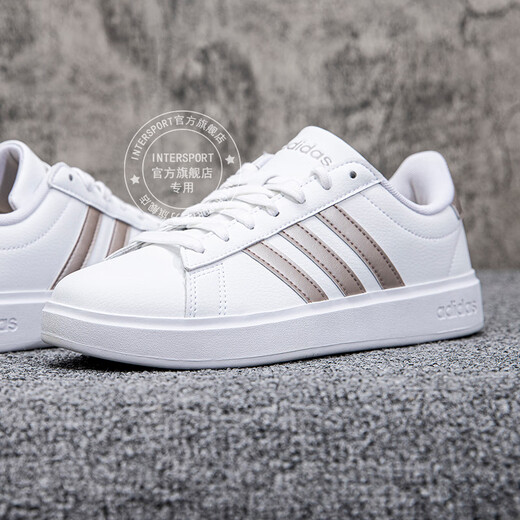 阿迪达斯（adidas）女鞋 夏季新款COURT 2.0运动鞋潮流复古低帮板鞋耐磨轻便休闲鞋 GW9215 37