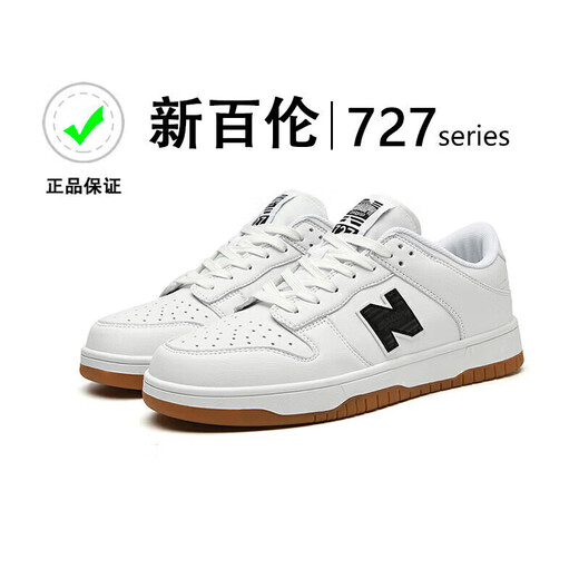 Site officiel de New Balance Chaussures phares blanches automne et hiver chaussures de couple d'hiver 303 Chaussures féminines en n-line Chaussures de sport décontractées printemps et automne Chaussures pour hommes [officiel] 727 Tendon de bœuf blanc 40 -NB
