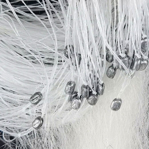 Vinoa wire mesh fishing net three-layer carp and silver carp large fish net three-layer sunken net single layer small white strip hanging fish net three-layer sunken net 3 fingers 50 meters long 1.2 meters high
