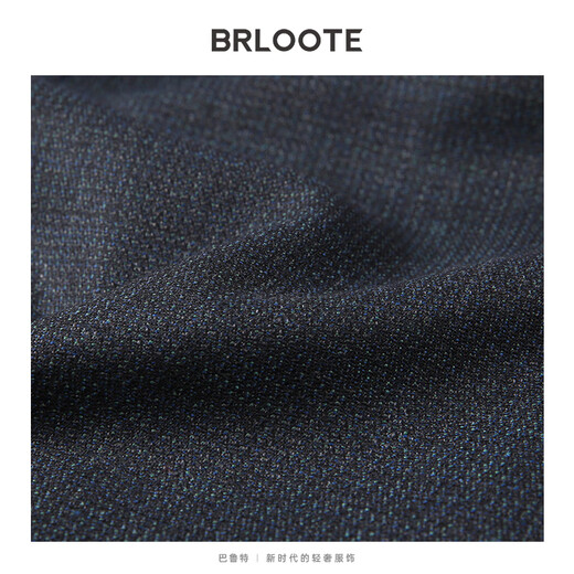 Brloote/Barout men's suit tops Business casual wool floral suit jacket Autumn clothing Dark green 170/92A