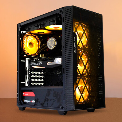 Gigabyte 13th generation i3 13100F/GTX1650/1660T e-sports game console DIY chicken design assembly computer desktop complete machine configuration three, i3 13100F+GTX1650 assembly computer