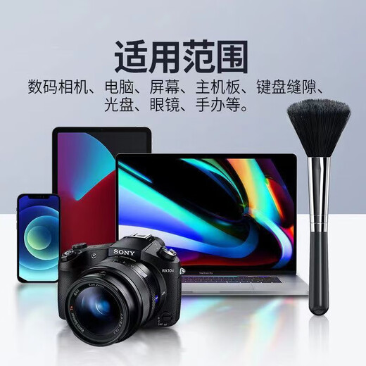 Liantuo Powerful Air Blow Ball SLR Camera Lens Cleaning Kit Keyboard Laptop Case Dust Removal Tool Mobile Phone Screen Dust Cleaning Comes with Cleaning Cloth + Brush