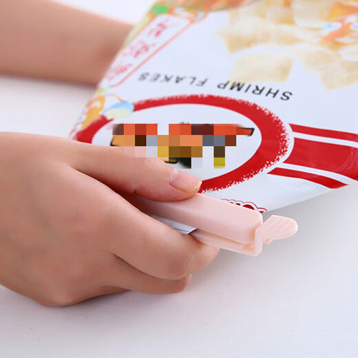 Enshousu kitchen food sealing clip strong sealing clip fresh-keeping clip plastic bag moisture-proof clip extended plastic sealing clip sealer moisture-proof thickened/large size 10 pieces
