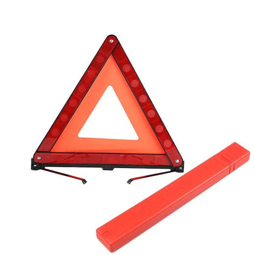 Car tripod warning sign reflective car-mounted foldable fault emergency parking warning sign national standard foldable (with storage box)