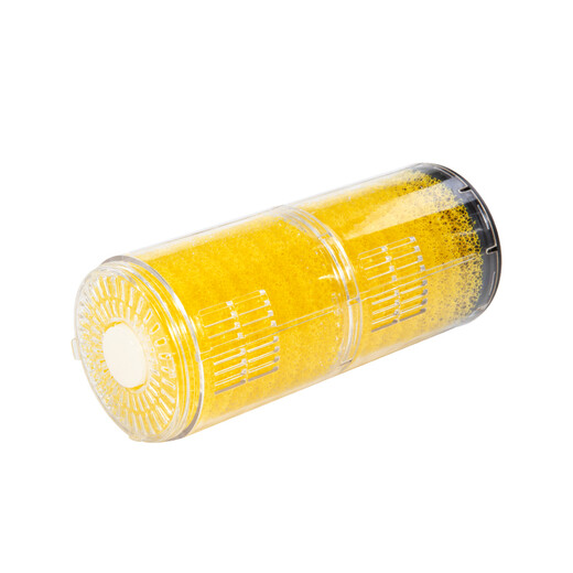 Boyu aquarium pump goldfish tank double filter submersible pump filter cartridge mini filter oxygenation and wave pumping three-in-one transparent cylinder + inner plug + yellow cotton 1 each