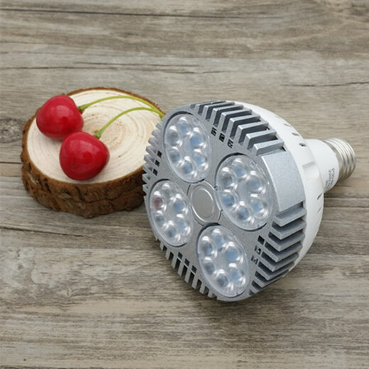 LED spotlight cup E27 screw-kou clothing store track light bulb tube light source 12 watt cob spotlight white warm light source PAR30 24 watt other warm white