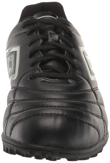 Umbro Men's Football Turf Training Shoes Low-top Breathable Sports Shoes Black/Grey 11.5
