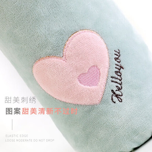 GLO-STORY Sleeve Women's Autumn and Winter Women's Long Crystal Velvet Sleeves Love Cartoon Sleeve Protectors 2 Pairs