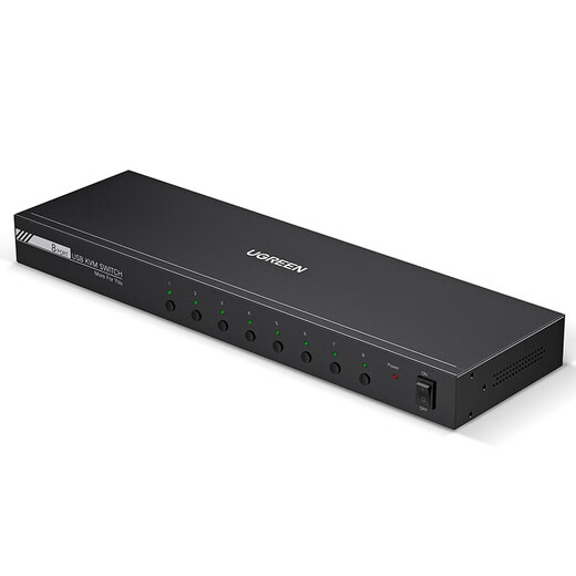 Green Connect (Ugreen) KVM Switcher 8 Puerto VGA ocho en un Out Registro Monitoreo Electric SN6189 Black VGA8 en 1 Vga8 negro en 1 kVM