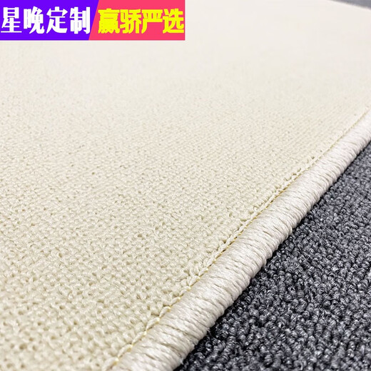 Xingwan solid color short pile carpet office floor live broadcast sound insulation large area full cement floor full roll commercial light gray customized