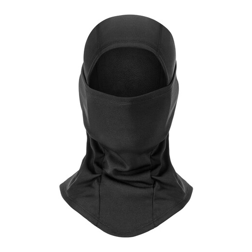 Rock Brothers Warm Hood Motorcycle Plus Velvet Hood Electric Vehicle Full Face Mask Outdoor Autumn and Winter Windproof Headband Neck Collar Autumn and Winter Thin Fleece Style - Xiaowei Black