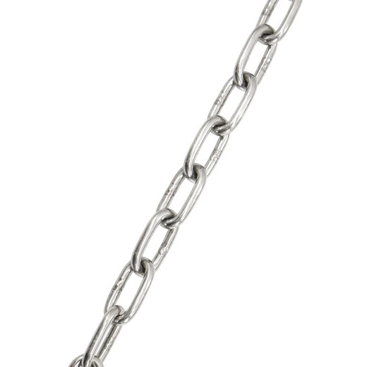 Hesdige 304 stainless steel chain iron chain lifting chain guardrail chain chandelier thick iron chain swing chain Jingcang flash delivery 5mm thick 1 meter long JG-1907