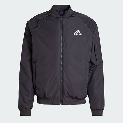阿迪达斯 （adidas）棉服外套男装冬季新款飞行员夹克保暖休闲立领防风健身运动服棉衣 JN4855黑色 M