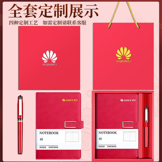 Langjie Notebook Geschenkbox für die verbotene Stadt Kultur- und Kreatives Notebook-Set mit hohem hübschem Souvenir-Notebook-Papierwaren kleine Geschenklehrer-Tag Geschenk für Männer und Frauen Lehrer können angepasst werden