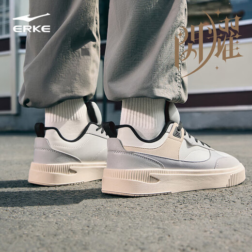 Hongxing Erke sports sneakers autumn trend thick sole lightweight splicing personality versatile casual skateboard shoes men's shoes