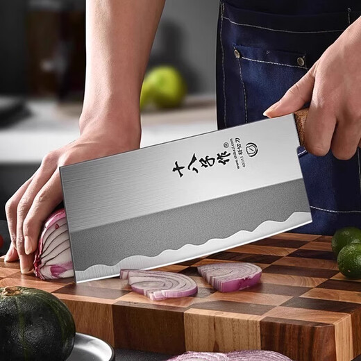 十八子作刀具套装家用刀具菜刀三件套菜板套装斩切刀切菜刀锅铲勺组合 庖丁组合套装+锅铲汤漏勺(热销款