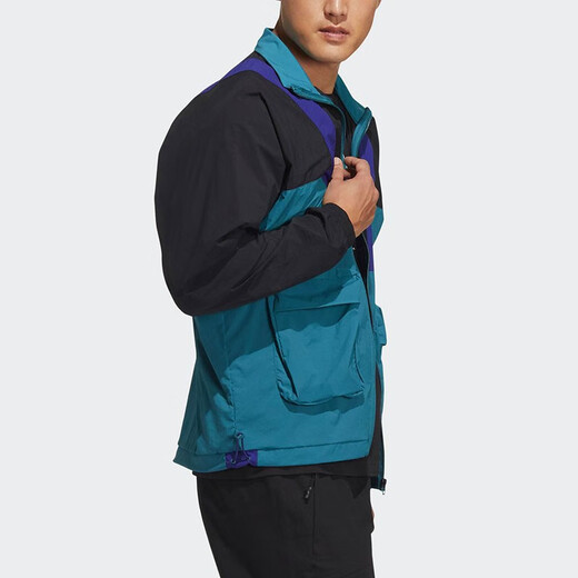 Adidas New Herren Sportswear bequemer Windschutzkragen gewebt Casual Lose Jacket Jacke GF4030 HE9930 2XL
