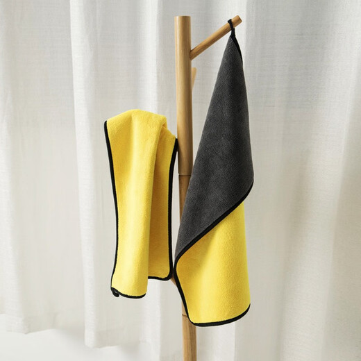 Hui Yi Mu Pet Towel Blanket Strong Quick-drying Super Absorbent Bath Towel for Dogs and Cats Extra Large Dry Bathing Products 100*50cm (Medium-sized Dogs)