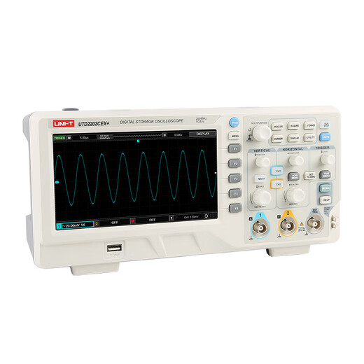 Uliide UTD2202CEX+ oscilloscope dual-channel bandwidth digital oscilloscope USB storage multi-function smart UTD2202CEX+