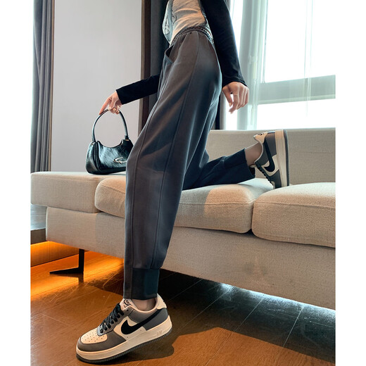 TonLion 2024 Women's Harlan Carrot Casual Pants WP Dark Gray/Fellow Style/Second Batch L