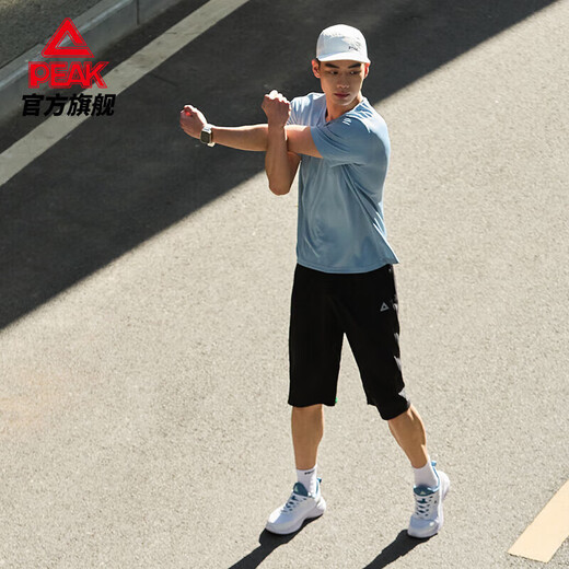 Peak sports pants men's cropped pants summer quick-drying breathable loose running casual pants sports shorts DF352441