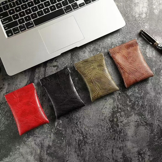 常为者家用钥匙包男女通用锁匙保护小皮套钥匙扣收纳零钱包多功能新款 棕色