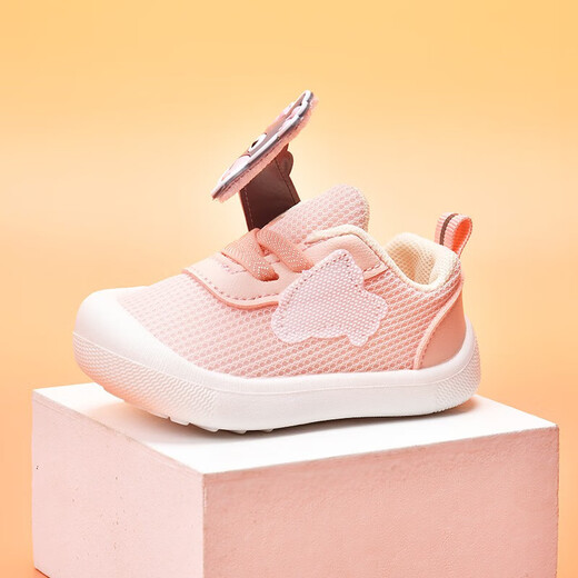 ThomBaker baby toddler shoes spring and autumn children's shoes 1-3 cartoon shoes anti-fall soft sole functional shoes for men and women's babies shoes Pink giraffe 14 (inner length 11.5cm) Suitable for foot length 10-11cm