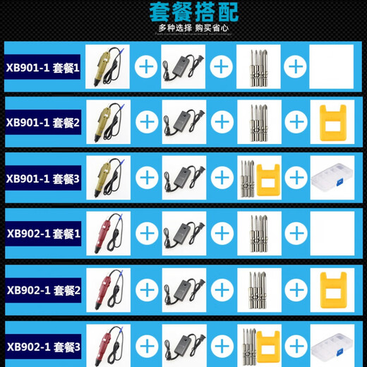 婵筠青锋牌XB901-1/902-1电动螺丝刀802电动螺丝批流水线电动起子改锥 XB901-1电批(出厂标配)无电源